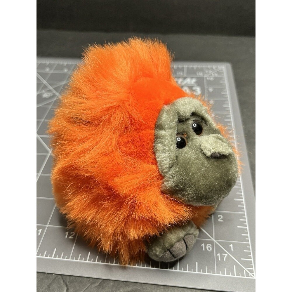 Swibco Puffkins OMAR the Orange Monkey 6” Plush Beanbag 1994 with Tags Stuffed - Picture 3 of 11